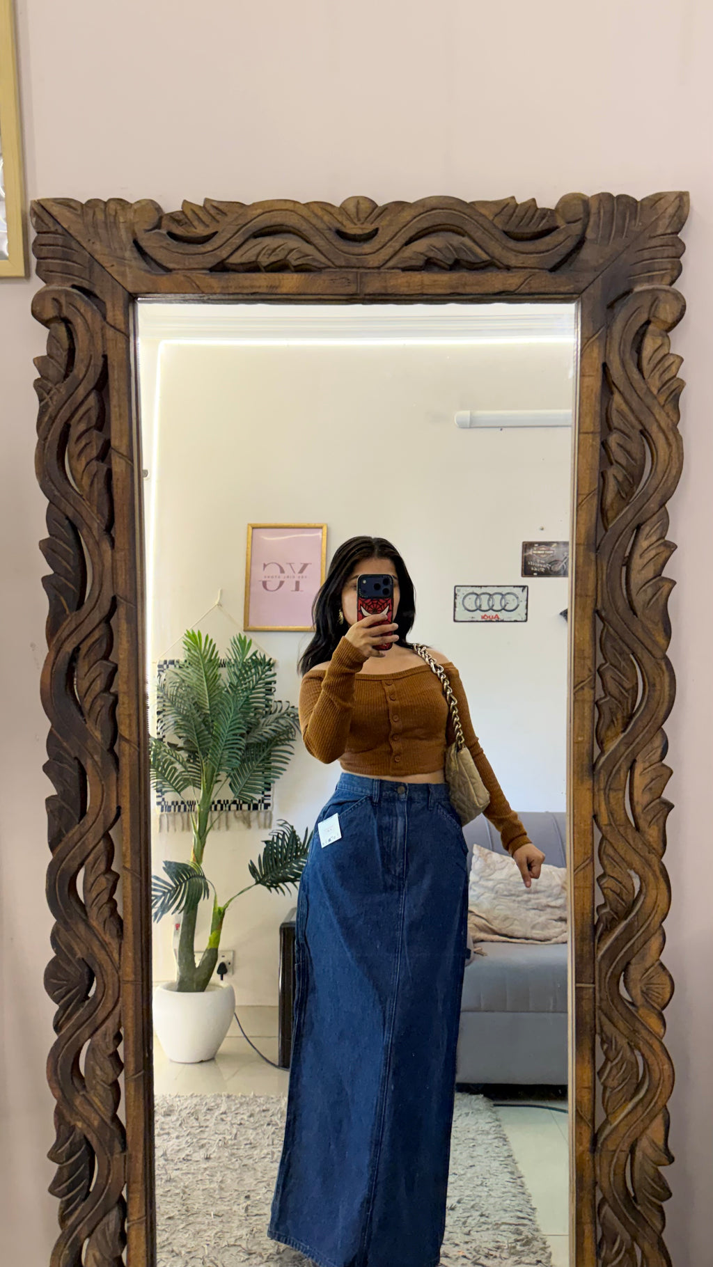 39 Pinterest denim skirt w30/36L
