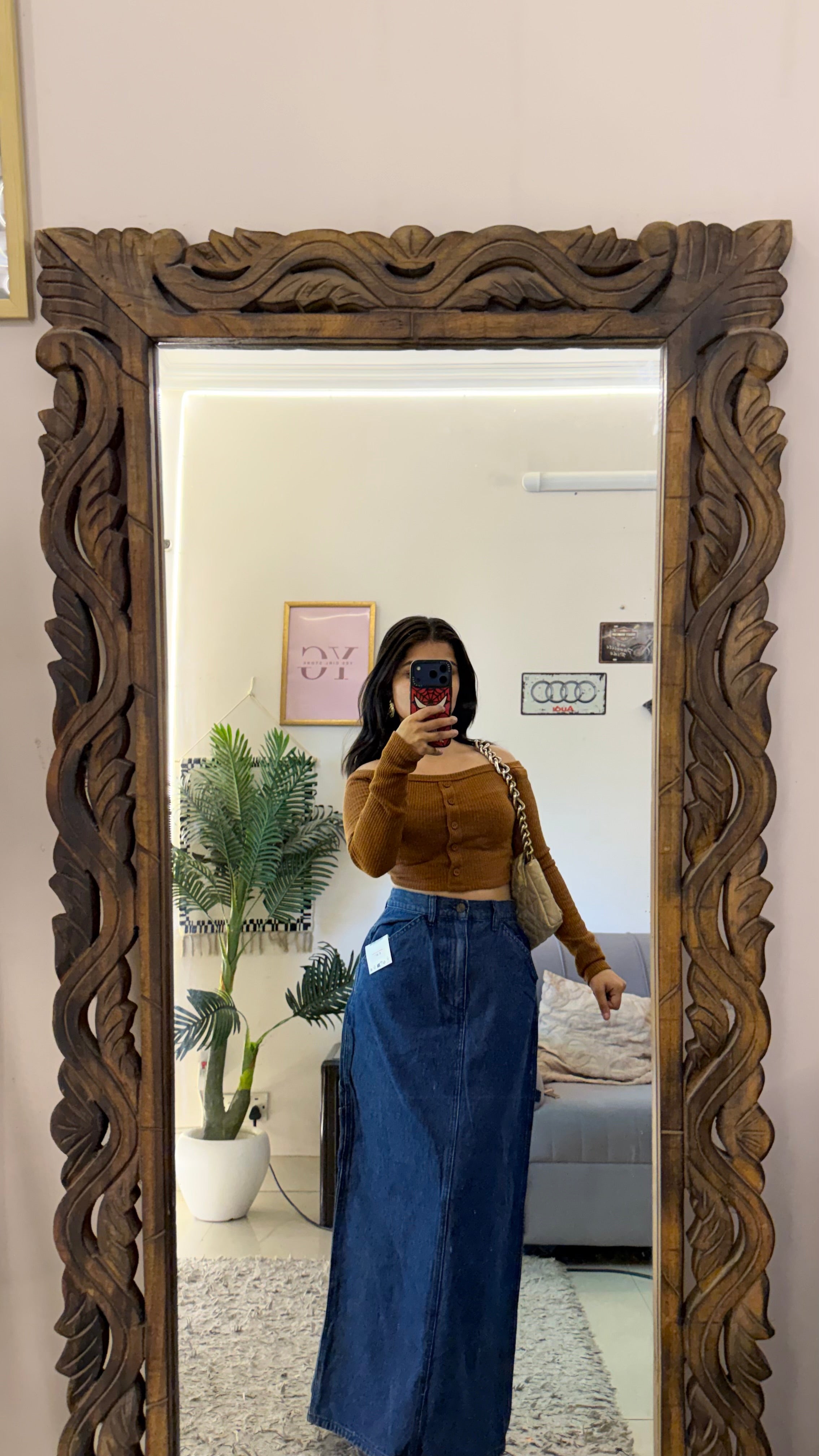 39 Pinterest denim skirt w30/36L