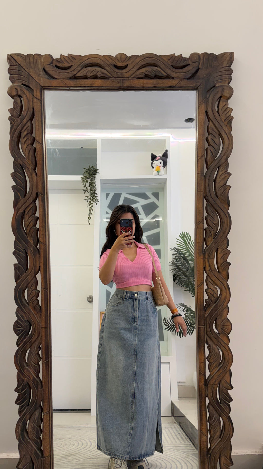 26 Pinterest Denim Skirt 33 waist/l:36