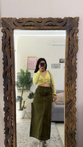 75 vintage denim skirt W32/32L