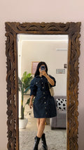6 Denim zara Dress up to Bust 40 /L45
