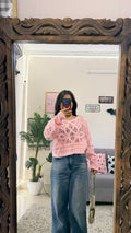 143 vintage top 34-37 bust