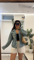 12 Denim Jacket upto bust 38/l:20