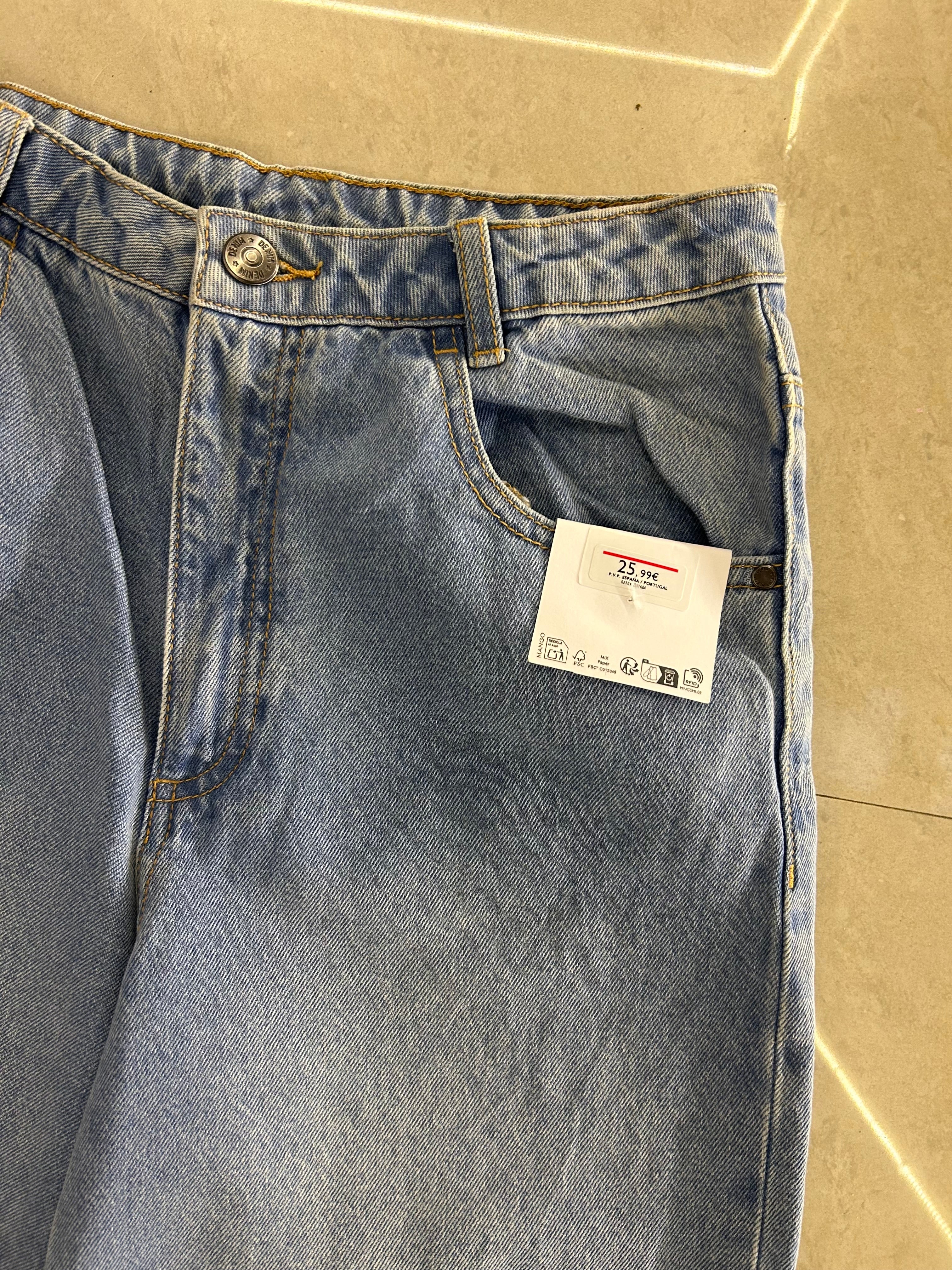 18) Vintage jeans waist:27/length:41/ highwaist:13/hips:35