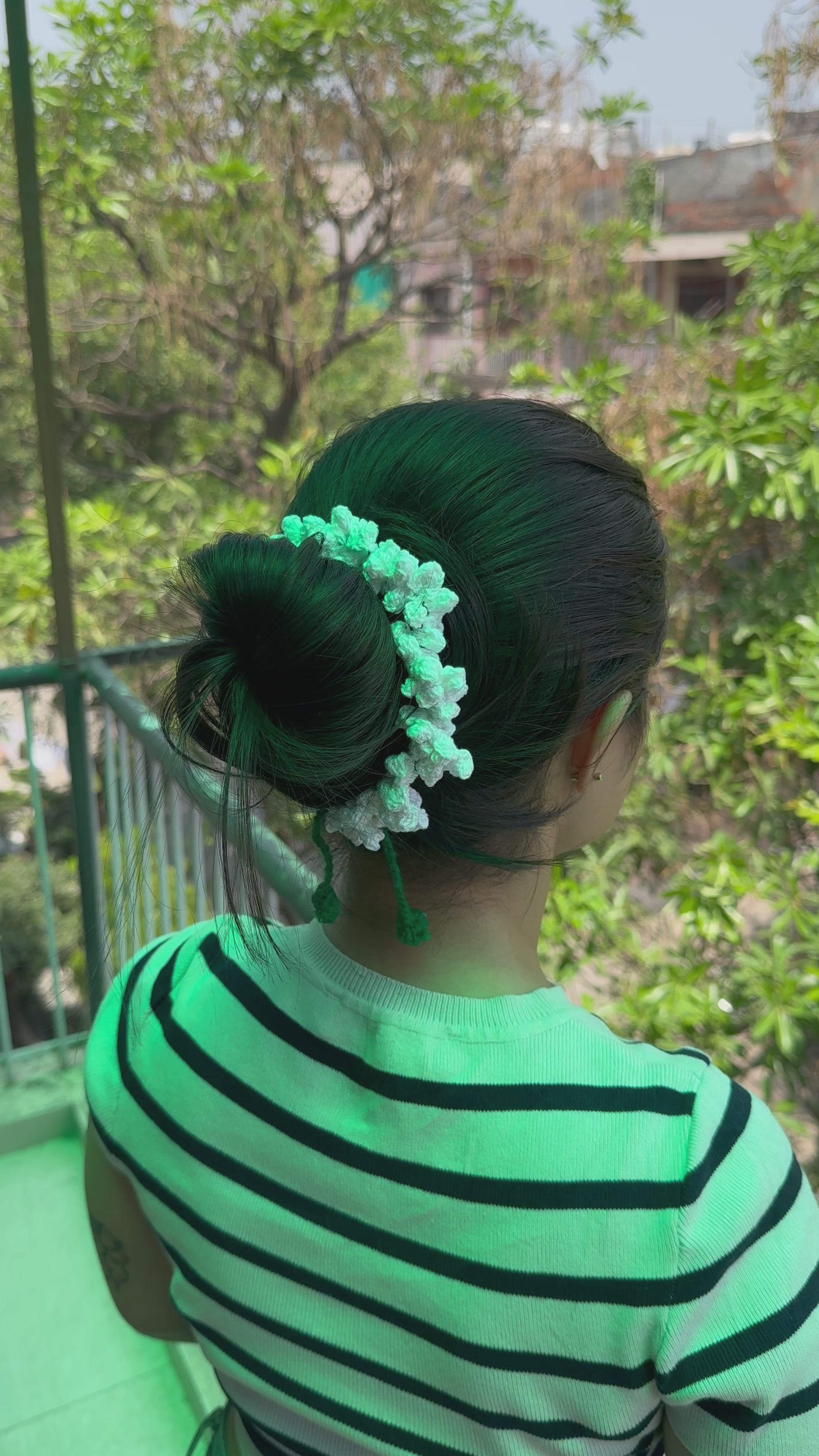 Cute crochet gajra