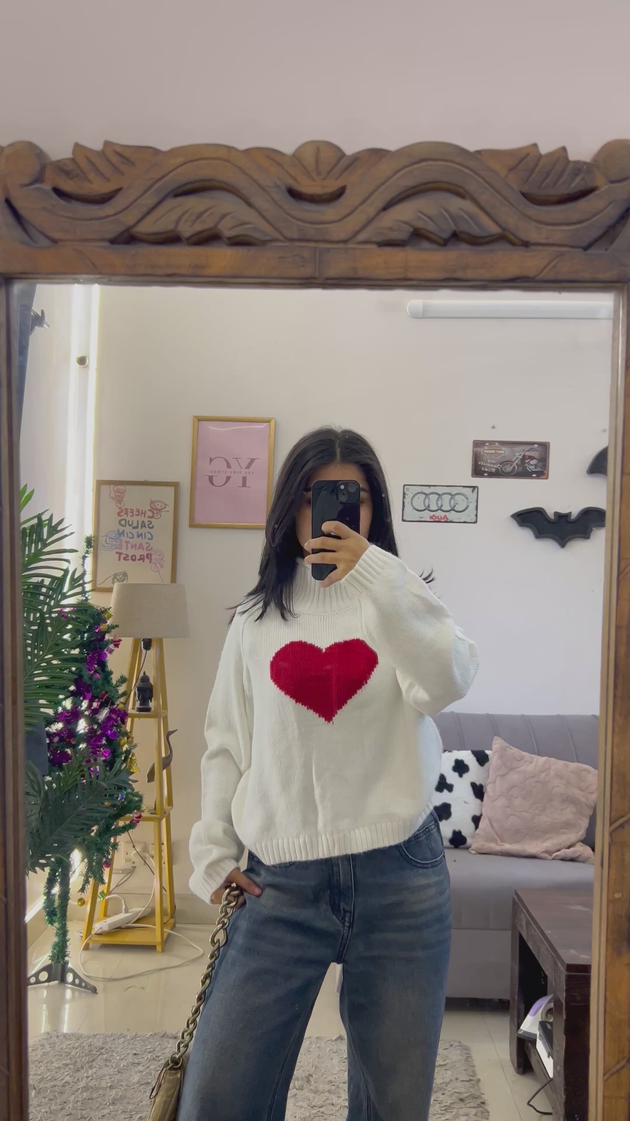 84 cute sweater S-M